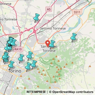 Mappa , 10099 San Mauro Torinese TO, Italia (6.3815)