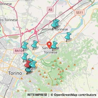 Mappa , 10099 San Mauro Torinese TO, Italia (4.30615)