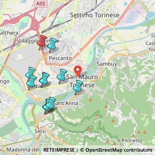 Mappa , 10099 San Mauro Torinese TO, Italia (2.22545)