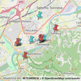 Mappa , 10099 San Mauro Torinese TO, Italia (1.4225)
