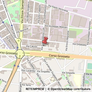 Mappa Via Giambattista Lulli, 10, 10148 Torino, Torino (Piemonte)