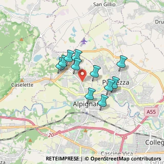 Mappa Via Ciriì, 10091 Alpignano TO, Italia (1.27182)