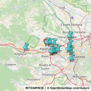 Mappa Via Ciriì, 10091 Alpignano TO, Italia (6.05462)