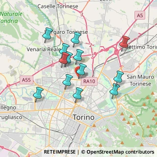 Mappa Via Emilio de Marchi, 10148 Torino TO, Italia (3.20231)