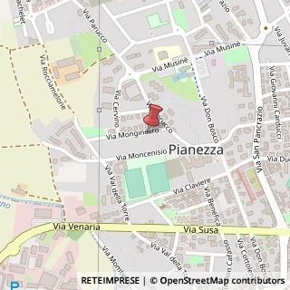 Mappa Via Monginevro, 9, 10044 Pianezza, Torino (Piemonte)