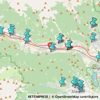 Mappa Vaie-Via M Della Liberta-Via Xxv Aprile, 10050 Vaie TO, Italia (5.8635)