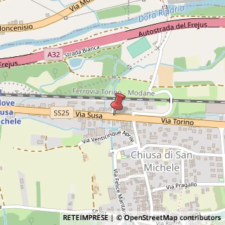 Mappa Via Susa, 21, 10050 Chiusa di San Michele TO, Italia, 10050 Chiusa di San Michele, Torino (Piemonte)