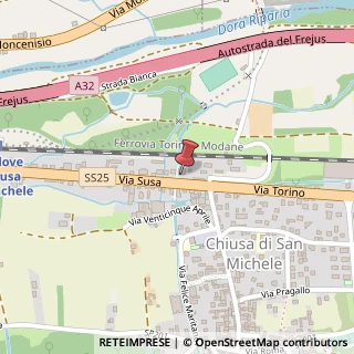 Mappa Via Susa, 2, 10050 Chiusa di San Michele, Torino (Piemonte)