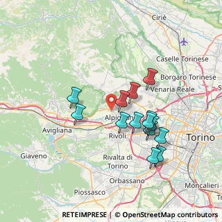 Mappa Via Susa, 10091 Alpignano TO, Italia (6.47429)