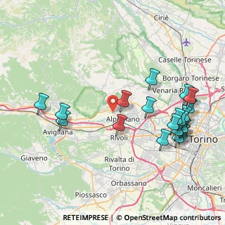 Mappa Via Susa, 10091 Alpignano TO, Italia (9.2005)