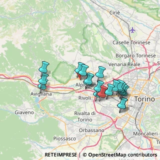 Mappa Via Susa, 10091 Alpignano TO, Italia (6.67895)