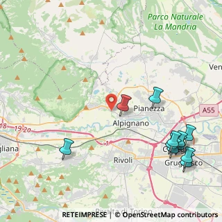Mappa Via Susa, 10091 Alpignano TO, Italia (5.43636)