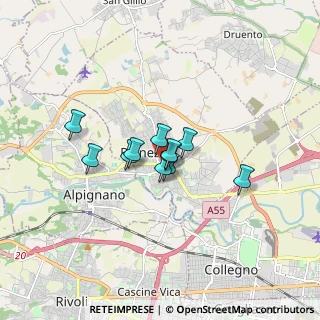 Mappa Via San Bernardo, 10044 Pianezza TO, Italia (1.03)