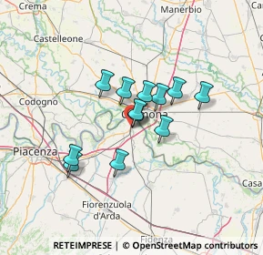 Mappa Via Sandro Pertini, 29010 Castelvetro Piacentino PC, Italia (9.4275)