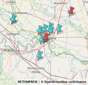 Mappa Via Sandro Pertini, 29010 Castelvetro Piacentino PC, Italia (12.08)