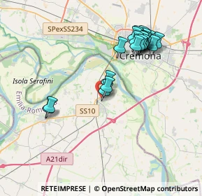 Mappa Via Sandro Pertini, 29010 Castelvetro Piacentino PC, Italia (3.8675)