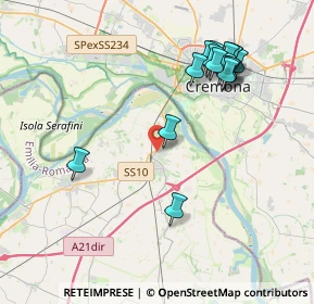 Mappa Via Sandro Pertini, 29010 Castelvetro Piacentino PC, Italia (4.23938)