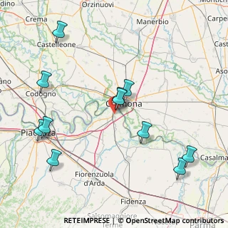Mappa Via Croce Rossa Italiana, 29010 Castelvetro Piacentino PC, Italia (18.07182)