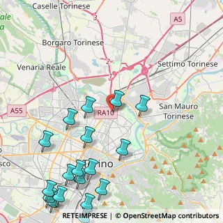 Mappa Piazza Rebaudengo Conti Di, 10100 Torino TO, Italia (5.96833)