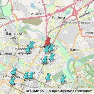 Mappa Piazza Rebaudengo Conti Di, 10100 Torino TO, Italia (2.43923)