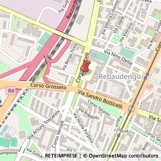 Mappa Piazza Conti di Rebaudengo, 22, 10155 Torino, Torino (Piemonte)
