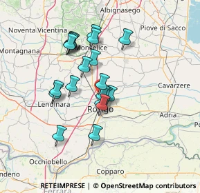 Mappa 45100 Boara Polesine RO, Italia (11.4215)