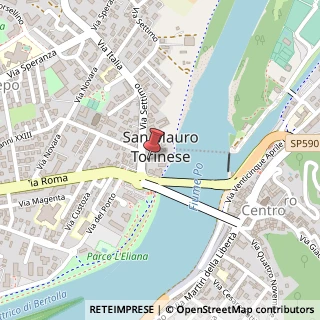 Mappa Via Goito, 3, 10099 San Mauro Torinese, Torino (Piemonte)