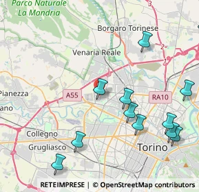 Mappa Piazza Eugenio Montale, 10151 Torino TO, Italia (5.65143)