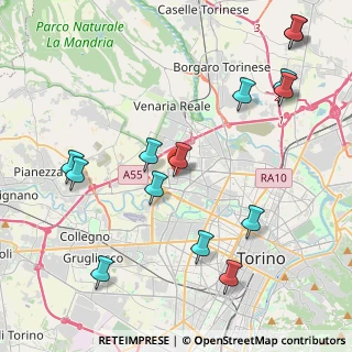 Mappa Piazza Eugenio Montale, 10151 Torino TO, Italia (4.98714)