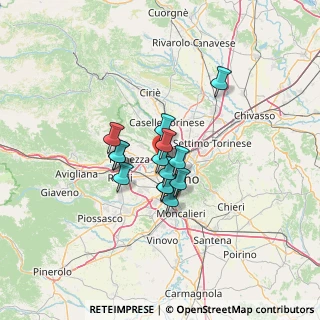 Mappa Piazza Eugenio Montale, 10151 Torino TO, Italia (8.44571)