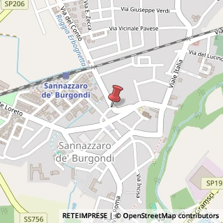 Mappa Piazza Mercato, 11, 27039 Sannazzaro de' Burgondi, Pavia (Lombardia)