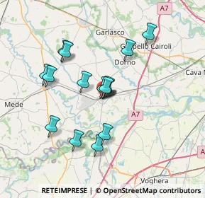 Mappa Via Guglielmo Marconi, 27039 Sannazzaro de' Burgondi PV, Italia (6.09133)