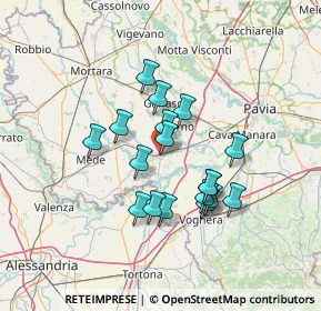 Mappa Via Guglielmo Marconi, 27039 Sannazzaro de' Burgondi PV, Italia (11.22167)