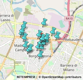 Mappa Via Bibiana, 10100 Torino TO, Italia (0.605)