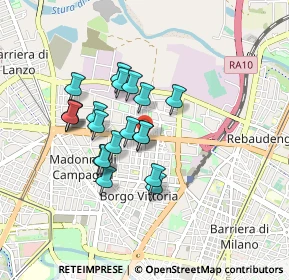 Mappa Via Bibiana, 10100 Torino TO, Italia (0.6935)