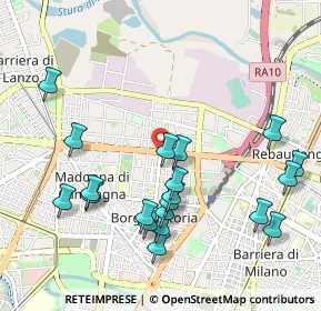 Mappa Via Bibiana, 10100 Torino TO, Italia (1.095)