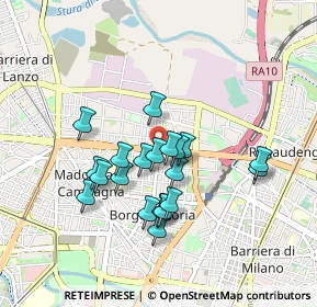 Mappa Via Bibiana, 10100 Torino TO, Italia (0.744)