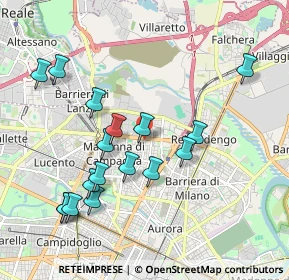Mappa Via Bibiana, 10100 Torino TO, Italia (2.03059)