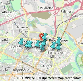 Mappa Via Bibiana, 10100 Torino TO, Italia (1.26417)