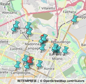 Mappa Via Bibiana, 10100 Torino TO, Italia (1.937)