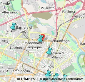 Mappa Via Bibiana, 10100 Torino TO, Italia (3.58583)