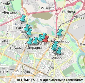 Mappa Via Bibiana, 10100 Torino TO, Italia (1.24083)
