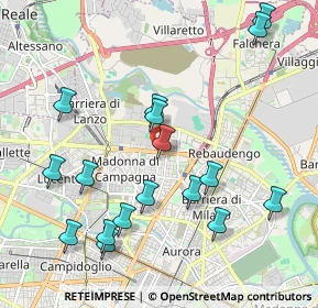 Mappa Via Bibiana, 10100 Torino TO, Italia (2.23647)