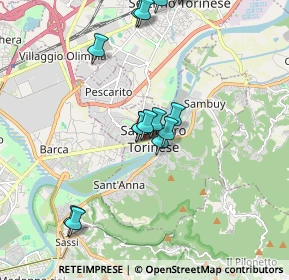 Mappa Via milano 3 ang, 10099 San Mauro Torinese TO, Italia (2.4065)