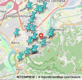 Mappa Via milano 3 ang, 10099 San Mauro Torinese TO, Italia (1.736)