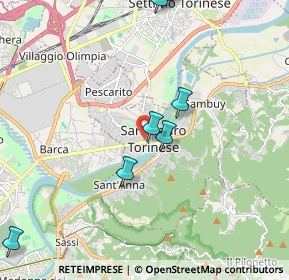 Mappa Via milano 3 ang, 10099 San Mauro Torinese TO, Italia (2.78545)