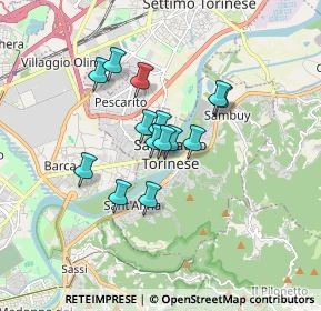 Mappa Via milano 3 ang, 10099 San Mauro Torinese TO, Italia (1.18929)