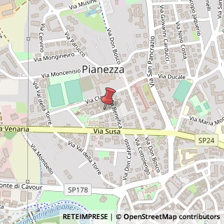 Mappa Via Vajont, 2, 10044 Pianezza, Torino (Piemonte)
