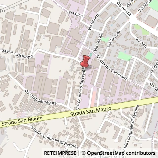 Mappa Via Tancredi Canonico, 41, 10156 Torino, Torino (Piemonte)