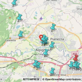 Mappa Sede operativa, 10091 Alpignano TO, Italia (2.60222)